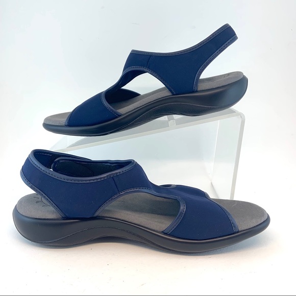 SAS NWOT Navy Blue Harmony Tripad Comfort Sandals - Picture 3 of 8